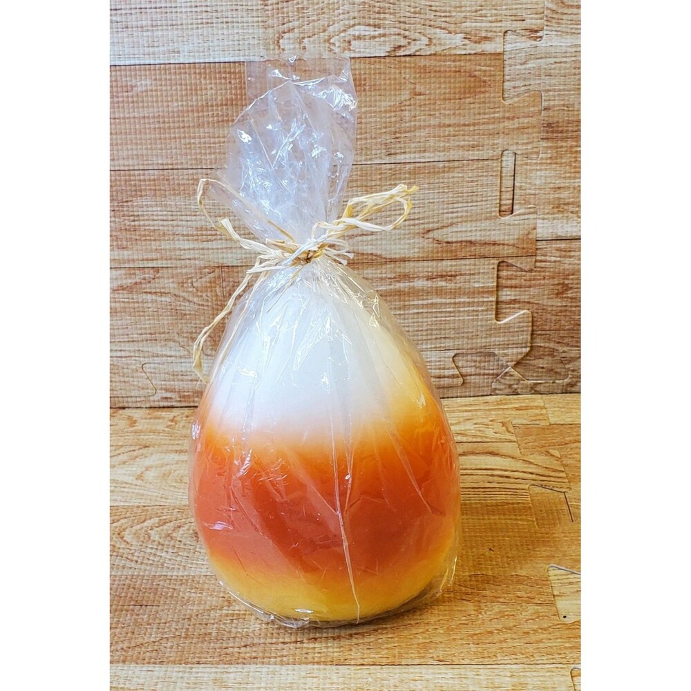Sonoma Candy Corn Candle 6.25" Tall Kohl's Department Store Fall Halloween Decor